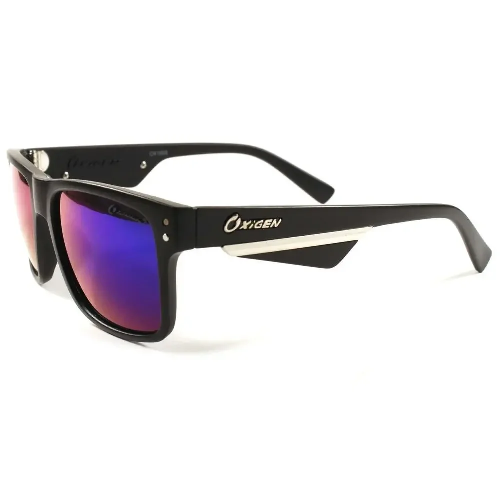 Blue Mirrored Lens Designer Fashion Modern Stylish Mens Womens Square Sunglasses